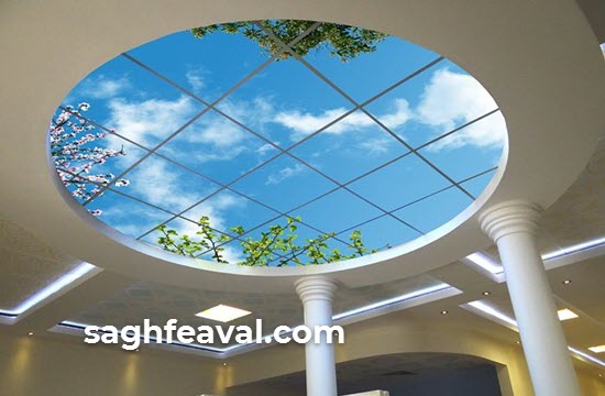 مراحل نصب آسمان مجازی | سقف اول