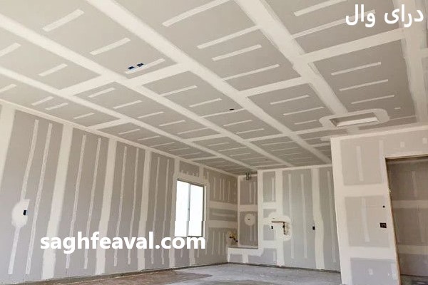 اجرای درای وال توسط بهترین پرسنل در سقف اول